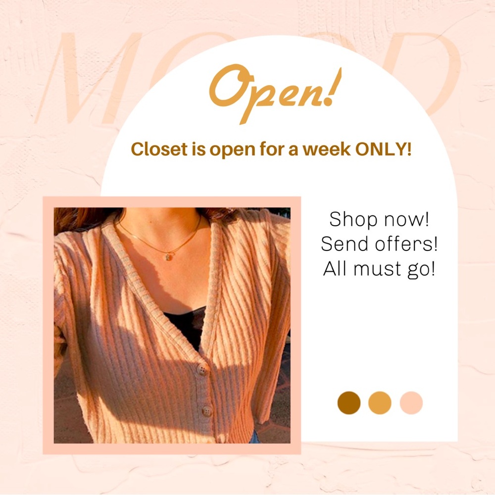 Open only for a week!!